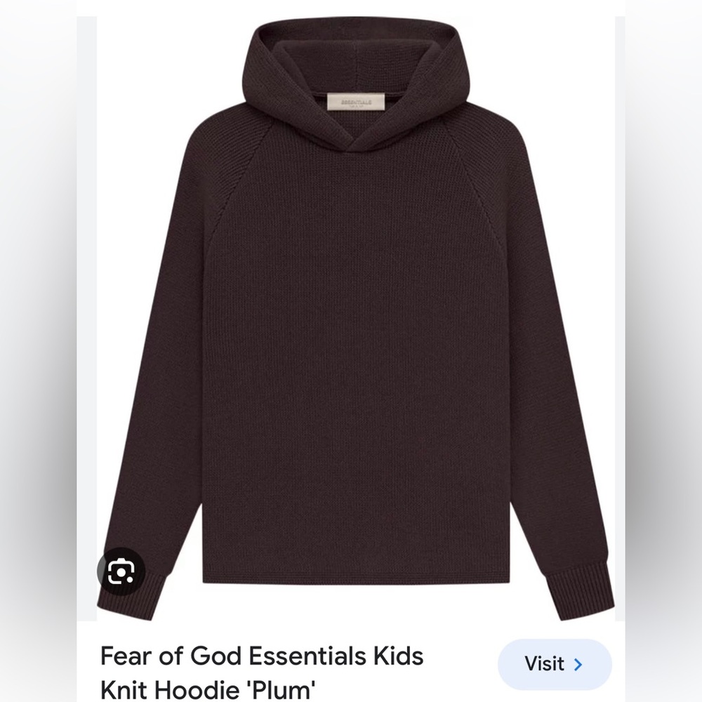 Essential’s Fear of God Knit hoodie